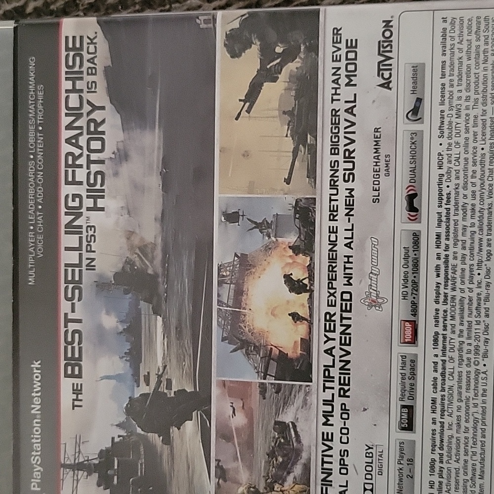 PS 3 GAMES COD MW3 BATTLEFIELD 3 LIMITED EDITION Video Games - Picture 9 of 12